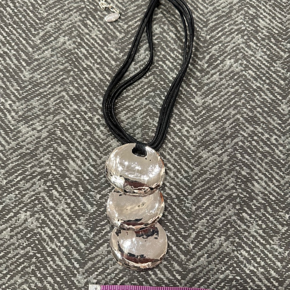 St. Thomas Silver-Tone Pendant Necklace